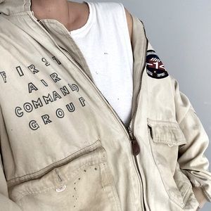 Vintage Canvas Bomber/Painter Jacket
